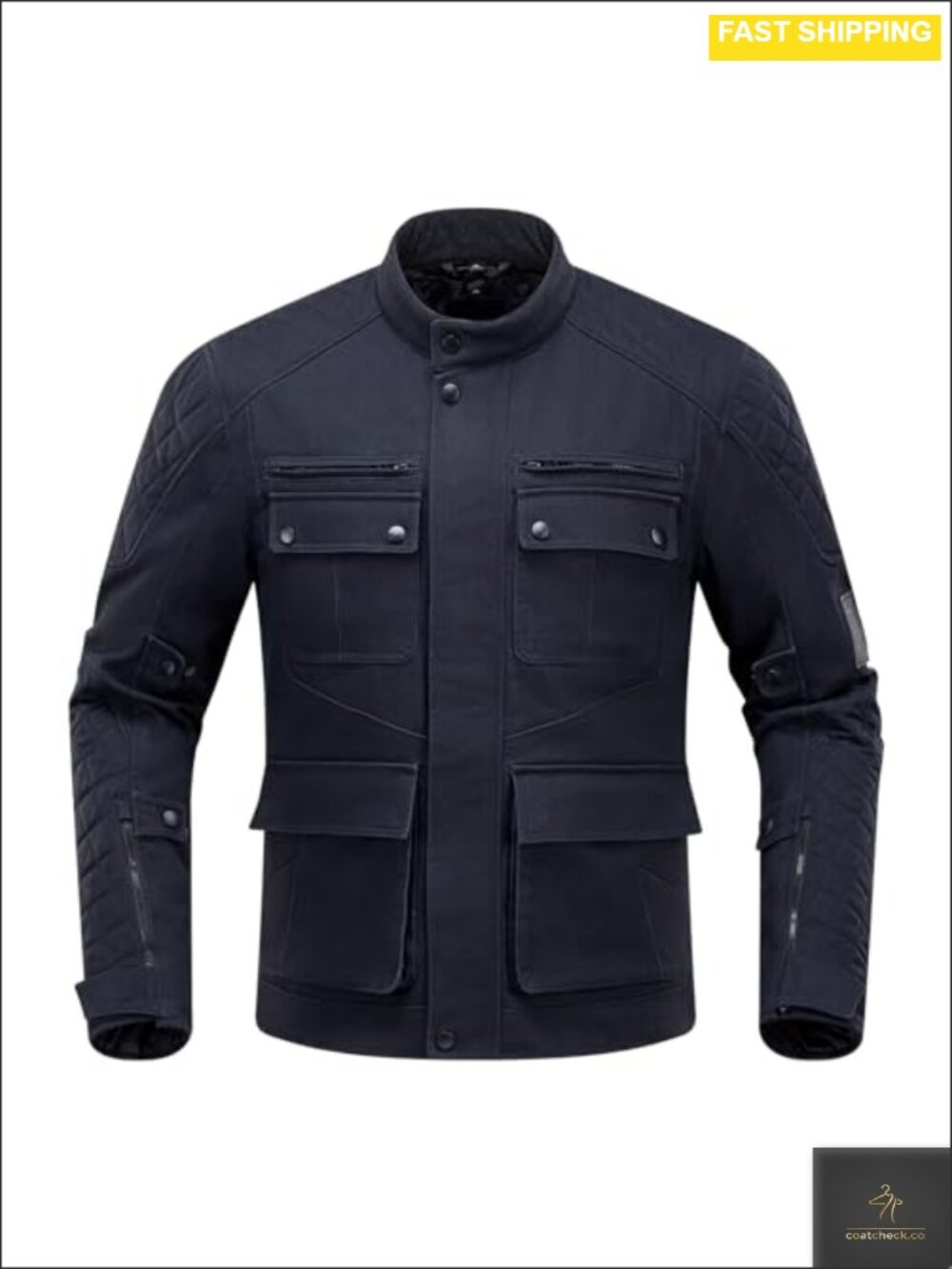 Motorcycle Jacket CE Level 2 Armor Removable Thermal Liner Vintage
